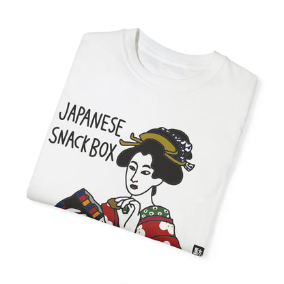 Japanese snack box kimono lady Unisex Garment-Dyed T-shirt