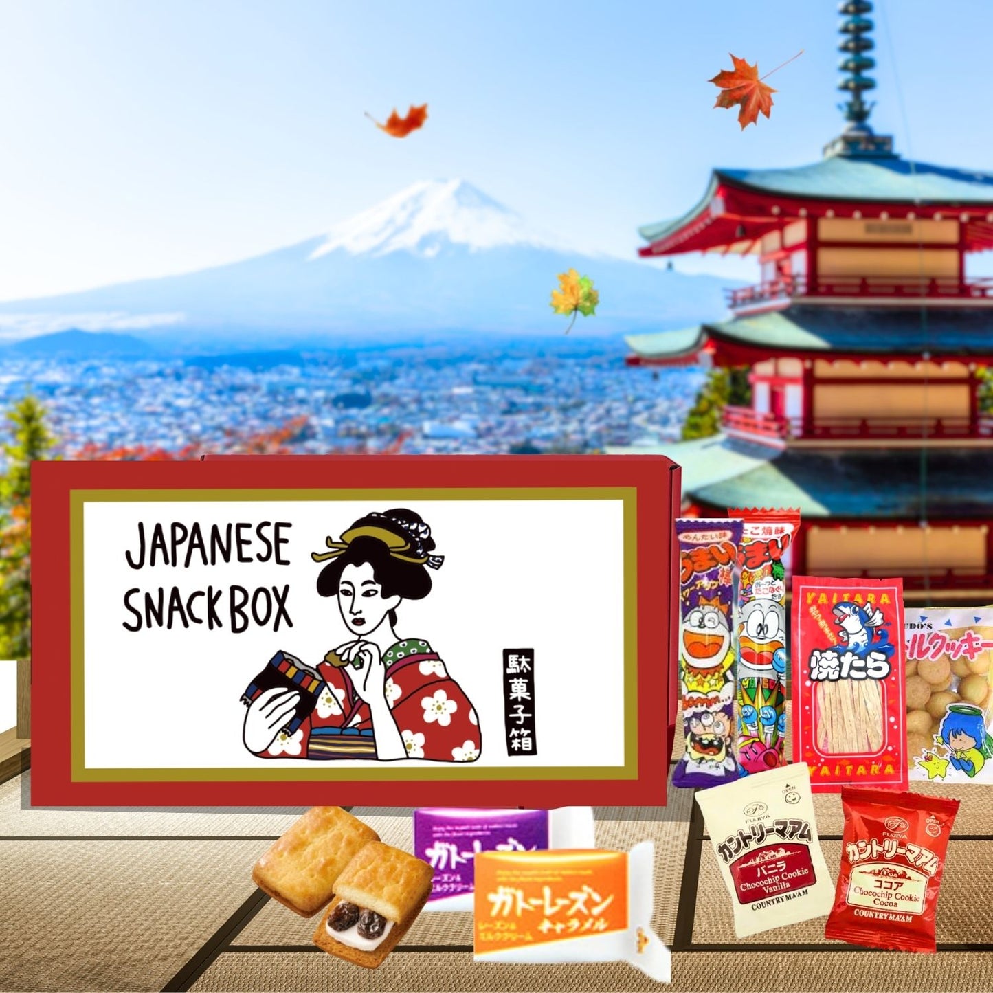 JAPANESE SNACK "DAGASHI" BOX 30piece