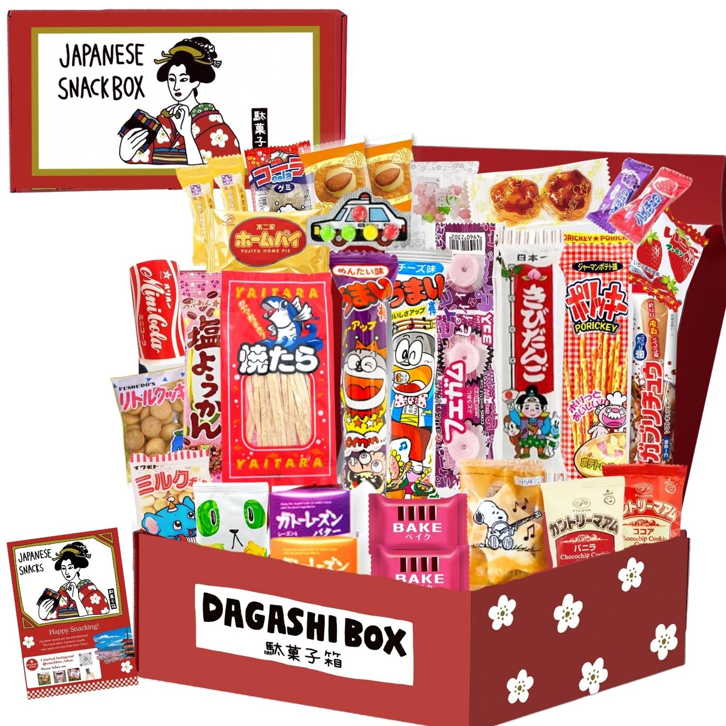 JAPANESE SNACK "DAGASHI" BOX 30piece