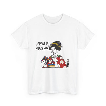 Japanses snack box kimono lady Unisex Heavy Cotton Tee